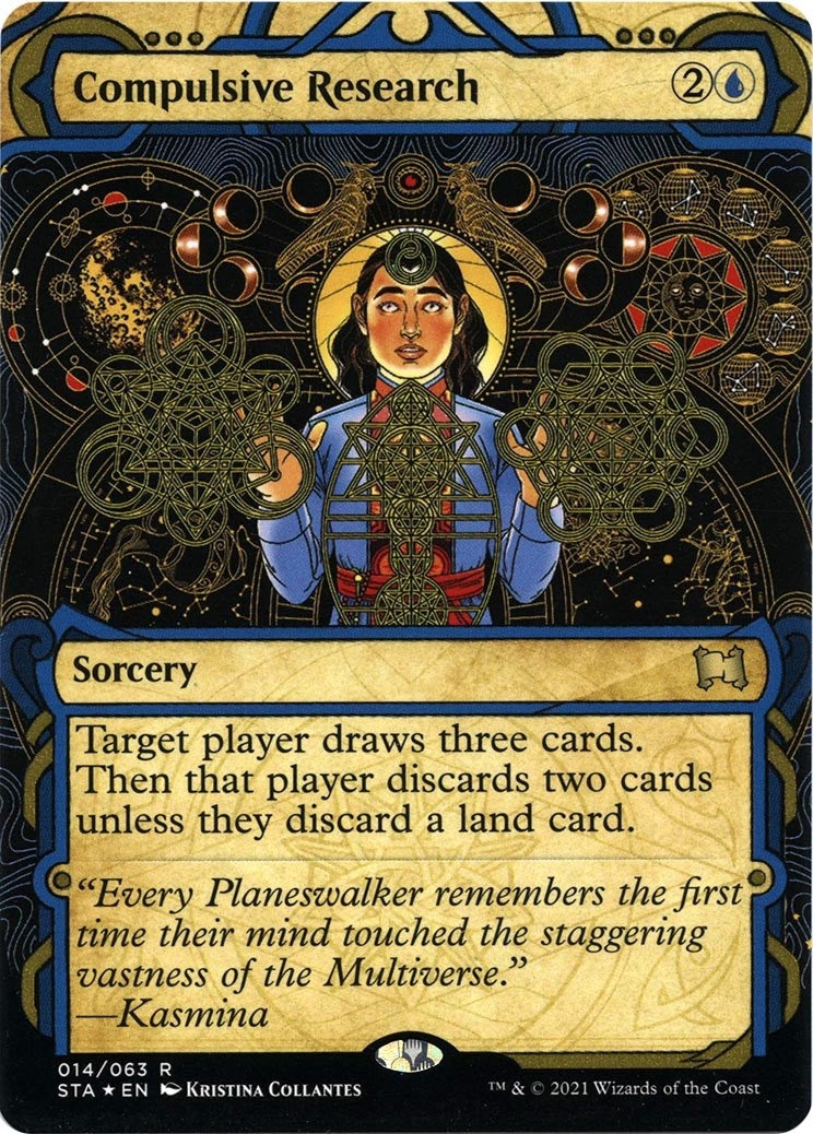 Image for Compulsive Research (Foil Etched) (14) (Strixhaven: Mystical Archives) - Magic: The Gathering