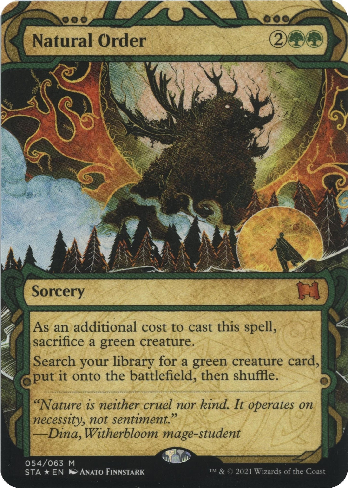Image for Natural Order (Foil Etched) (54) (Strixhaven: Mystical Archives) - Magic: The Gathering
