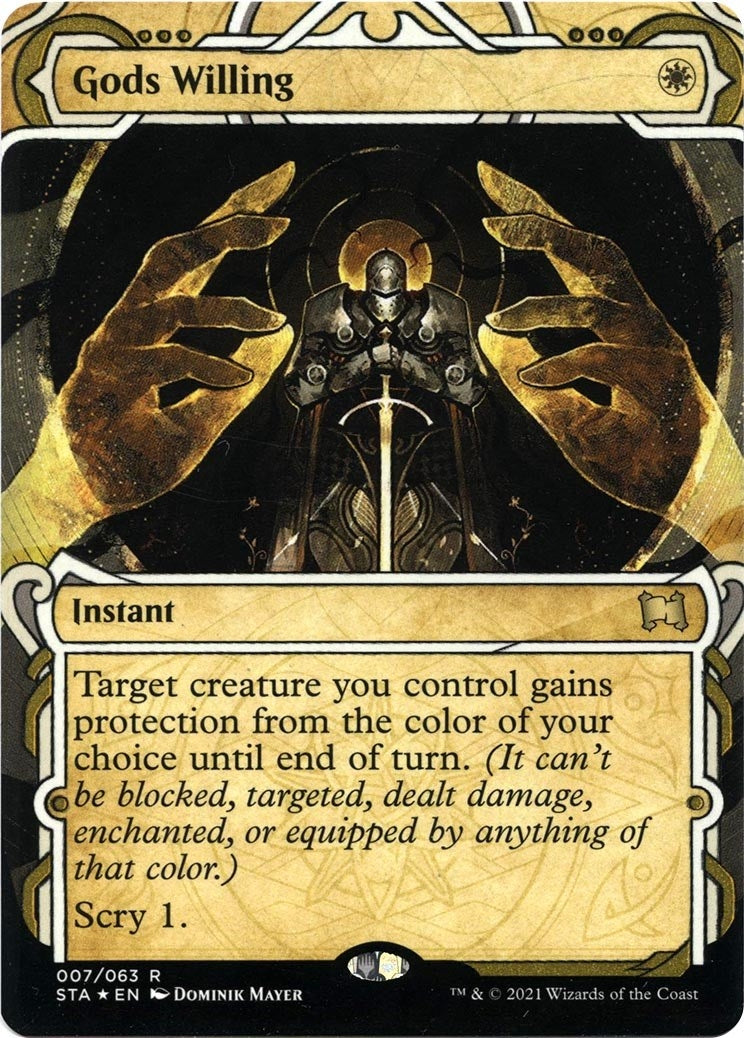 Image for Gods Willing (Foil Etched) (7) (Strixhaven: Mystical Archives) - Magic: The Gathering