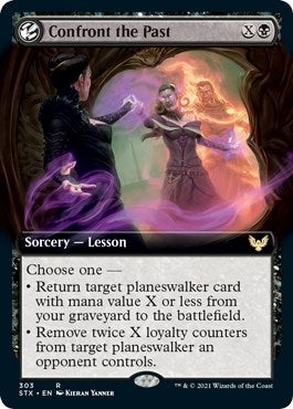 Image for Confront the Past (Extended Art) (303) (Strixhaven: School of Mages) - Magic: The Gathering