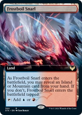 Image for Frostboil Snarl (Extended Art) (360) (Strixhaven: School of Mages) - Magic: The Gathering