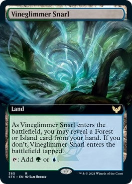 Vineglimmer Snarl (Extended Art) (365) (Strixhaven: School of Mages)