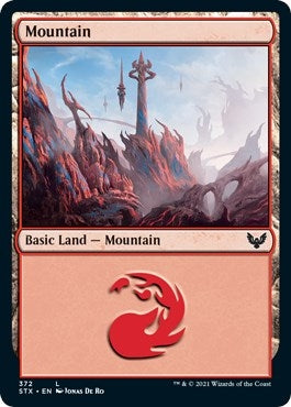 Mountain (372) (372) (Strixhaven: School of Mages)