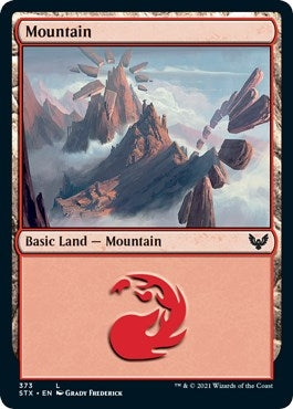 Mountain (373) (373) (Strixhaven: School of Mages)