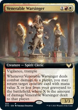 Venerable Warsinger (Extended Art) (355) (Strixhaven: School of Mages)