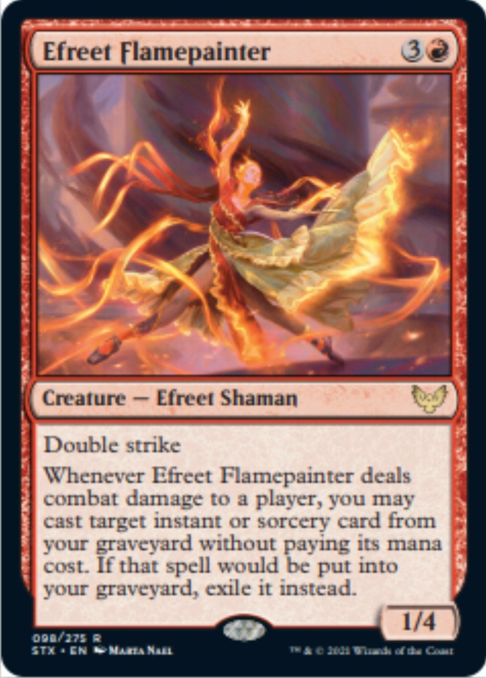 Image for Efreet Flamepainter (98) (Strixhaven: School of Mages) - Magic: The Gathering