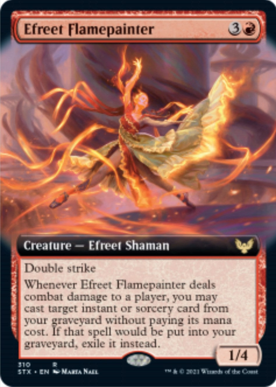Image for Efreet Flamepainter (Extended Art) (310) (Strixhaven: School of Mages) - Magic: The Gathering