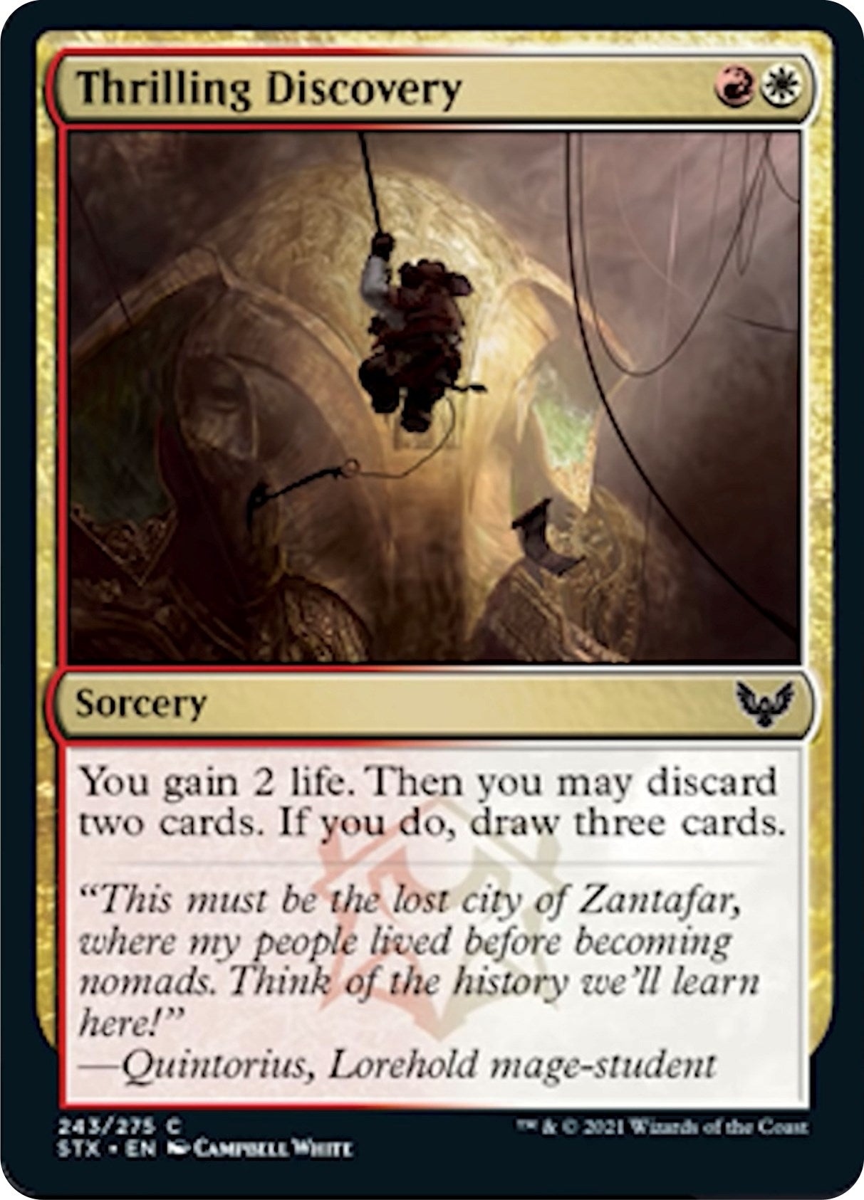 Image for Thrilling Discovery (243) (Strixhaven: School of Mages) - Magic: The Gathering