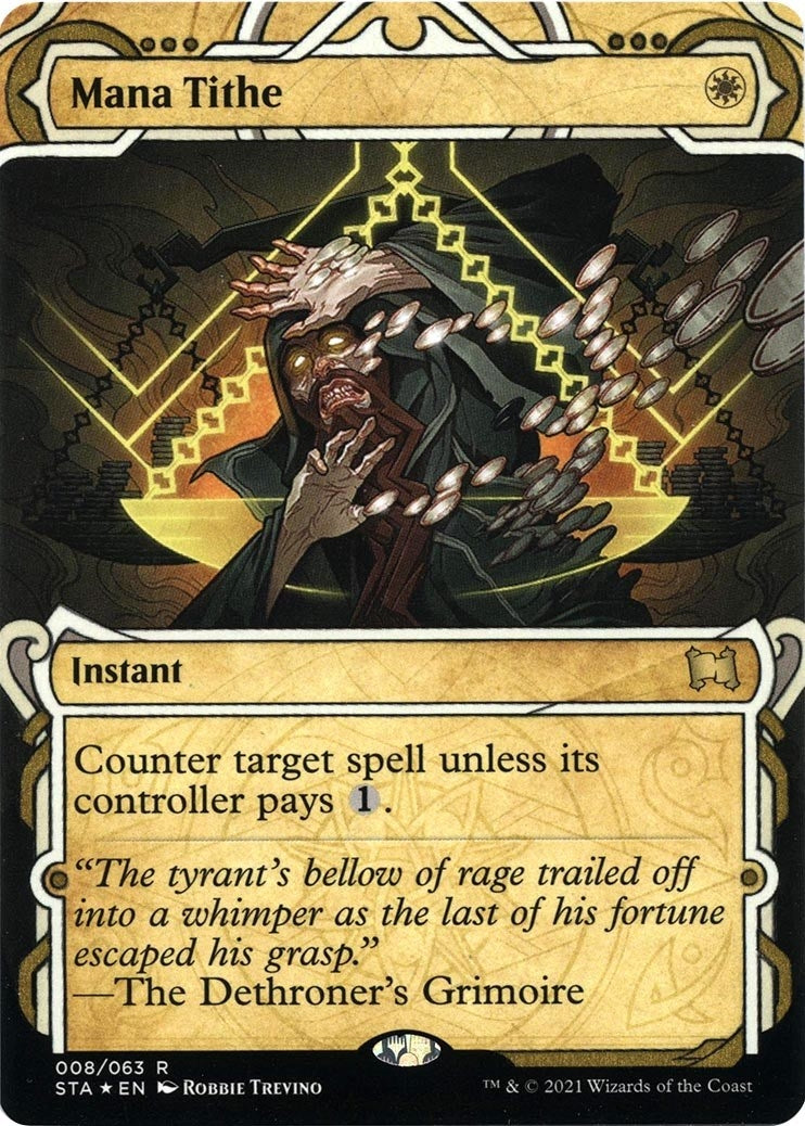 Mana Tithe (Foil Etched) (8) (Strixhaven: Mystical Archives)
