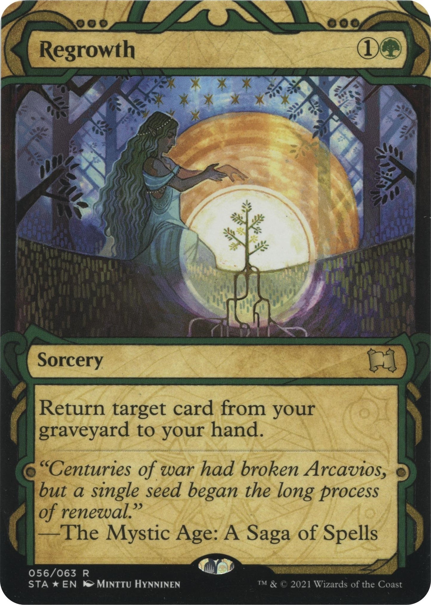 Regrowth (Foil Etched) (56) (Strixhaven: Mystical Archives)