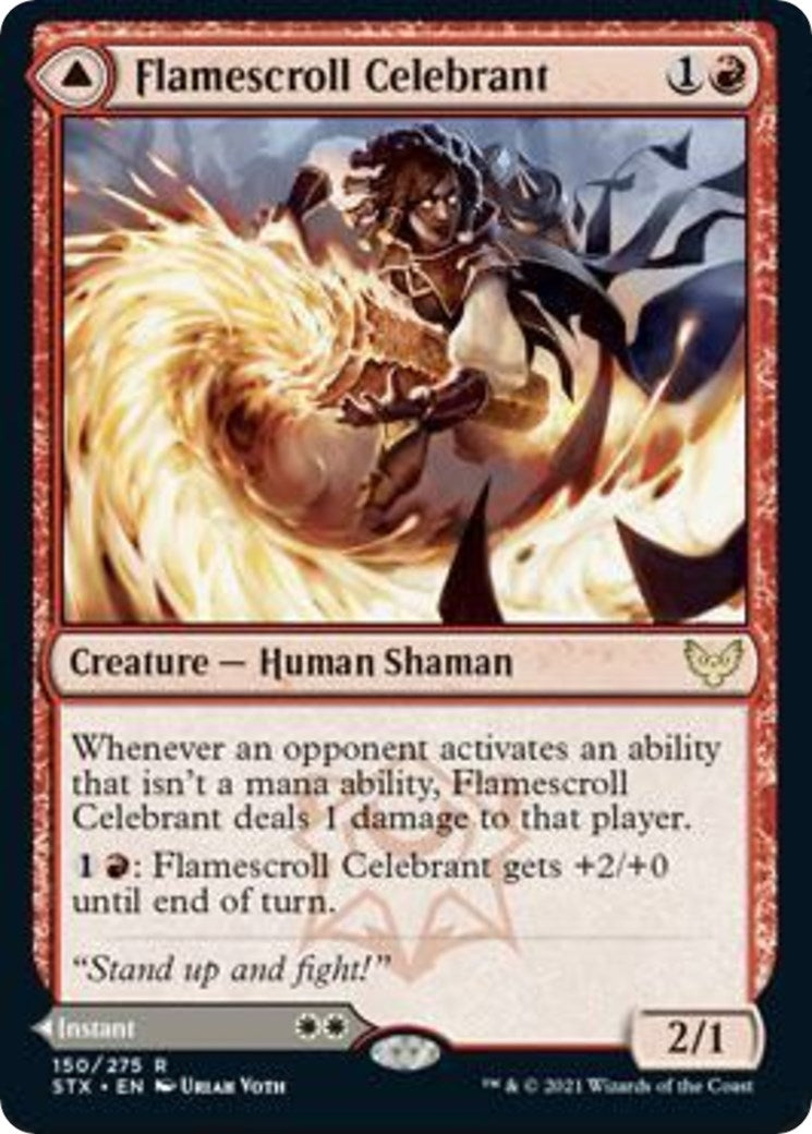 Image for Flamescroll Celebrant (150) (Strixhaven: School of Mages) - Magic: The Gathering