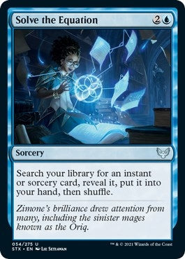 Image for Solve the Equation (54) (Strixhaven: School of Mages) - Magic: The Gathering