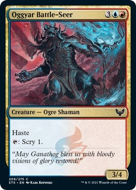 Image for Oggyar Battle-Seer (209) (Strixhaven: School of Mages) - Magic: The Gathering