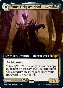 Extus, Oriq Overlord (Extended Art) (323) (Strixhaven: School of Mages)