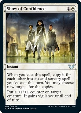 Image for Show of Confidence (28) (Strixhaven: School of Mages) - Magic: The Gathering