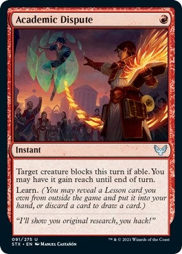 Image for Academic Dispute (91) (Strixhaven: School of Mages) - Magic: The Gathering