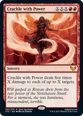 Image for Crackle with Power (95) (Strixhaven: School of Mages) - Magic: The Gathering