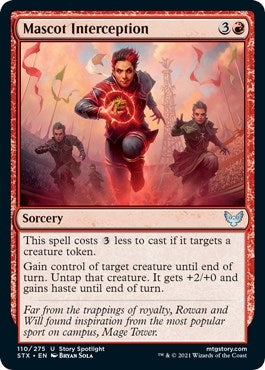 Image for Mascot Interception (110) (Strixhaven: School of Mages) - Magic: The Gathering