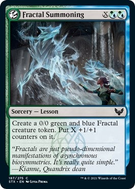 Image for Fractal Summoning (187) (Strixhaven: School of Mages) - Magic: The Gathering