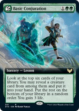 Basic Conjuration (Extended Art) (315) (Strixhaven: School of Mages)