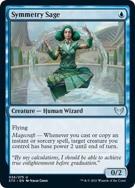 Image for Symmetry Sage (56) (Strixhaven: School of Mages) - Magic: The Gathering
