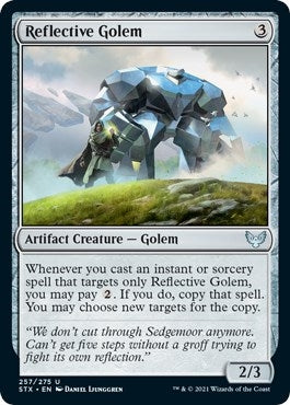 Reflective Golem (257) (Strixhaven: School of Mages)