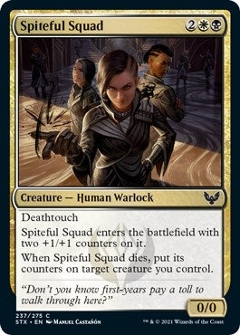 Image for Spiteful Squad (237) (Strixhaven: School of Mages) - Magic: The Gathering