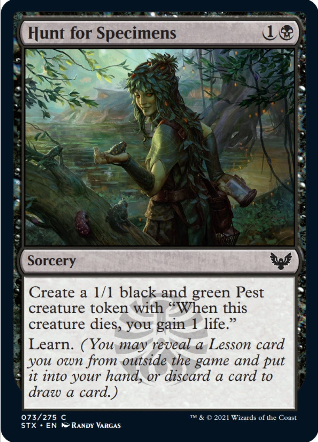 Image for Hunt for Specimens (73) (Strixhaven: School of Mages) - Magic: The Gathering