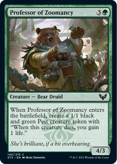 Image for Professor of Zoomancy (140) (Strixhaven: School of Mages) - Magic: The Gathering