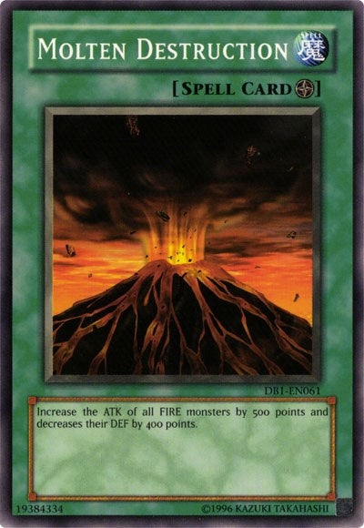 Image for Molten Destruction (DB1-EN061) (Dark Beginning 1) (DB1) - YuGiOh