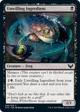Image for Unwilling Ingredient (90) (Strixhaven: School of Mages) - Magic: The Gathering