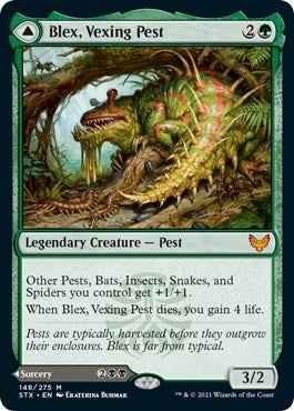 Image for Blex, Vexing Pest (148) (Strixhaven: School of Mages) - Magic: The Gathering