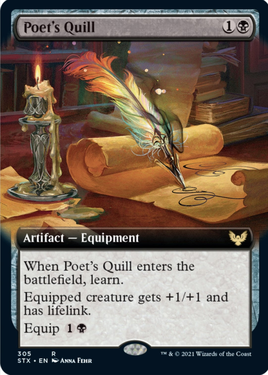 Poet's Quill (Extended Art) (305) (Strixhaven: School of Mages)