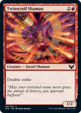 Image for Twinscroll Shaman (118) (Strixhaven: School of Mages) - Magic: The Gathering