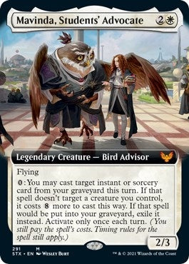 Image for Mavinda, Students' Advocate (Extended Art) (291) (Strixhaven: School of Mages) - Magic: The Gathering