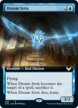 Image for Dream Strix (Extended Art) (296) (Strixhaven: School of Mages) - Magic: The Gathering