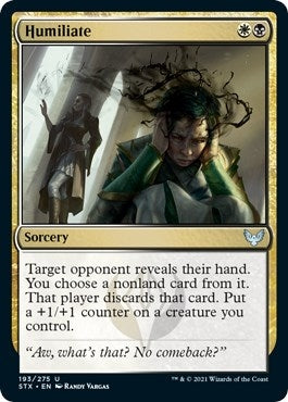 Humiliate (193) (Strixhaven: School of Mages)