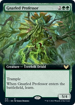 Image for Gnarled Professor (Extended Art) (319) (Strixhaven: School of Mages) - Magic: The Gathering