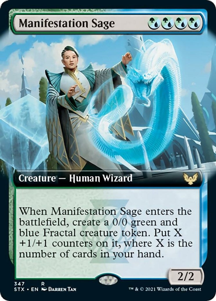 Manifestation Sage (Extended Art) (347) (Strixhaven: School of Mages)