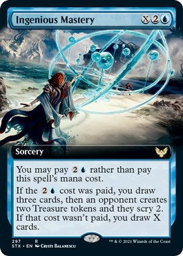 Ingenious Mastery (Extended Art) (297) (Strixhaven: School of Mages)