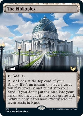 The Biblioplex (Extended Art) (359) (Strixhaven: School of Mages)