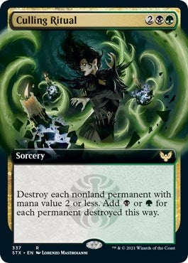Image for Culling Ritual (Extended Art) (337) (Strixhaven: School of Mages) - Magic: The Gathering