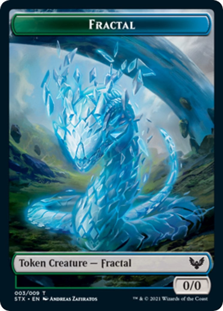 Image for Fractal Token (3) (Strixhaven: School of Mages) - Magic: The Gathering