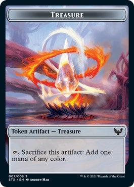 Image for Treasure Token (7) (Strixhaven: School of Mages) - Magic: The Gathering