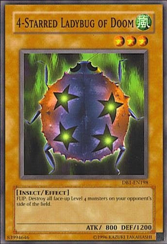 Image for 4-Starred Ladybug of Doom (DB1-EN198) (Dark Beginning 1) (DB1) - YuGiOh