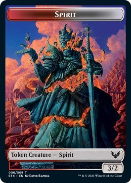 Image for Spirit (6) // Pest (5) Double-sided Token (6 // 5) (Strixhaven: School of Mages) - Magic: The Gathering