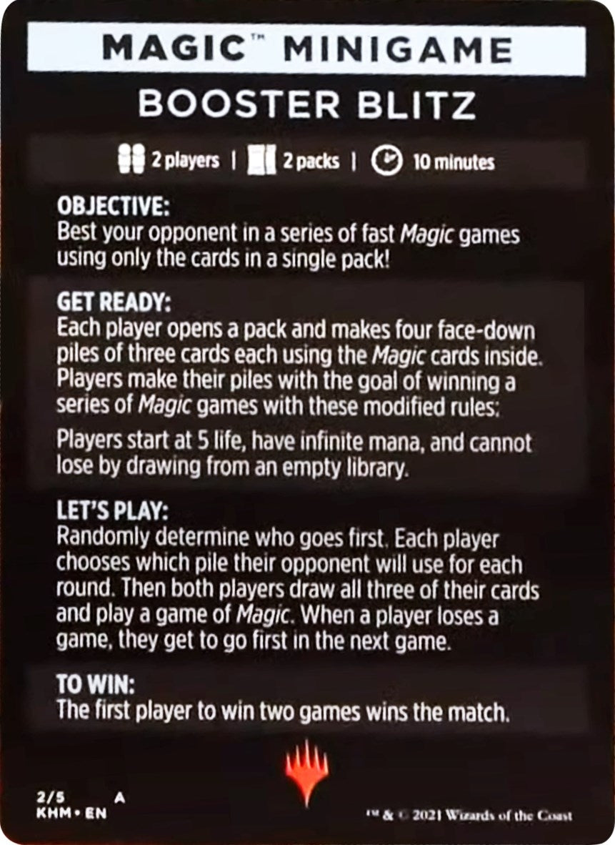 Image for Magic Minigame: Booster Blitz (2) (Kaldheim) - Magic: The Gathering