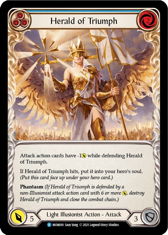 Herald of Triumph (Blue) (MON010) (Monarch)