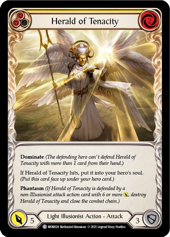 Herald of Tenacity (Yellow) (MON024) (Monarch)