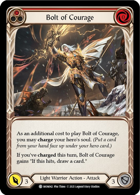 Bolt of Courage (Red) (MON042) (Monarch)